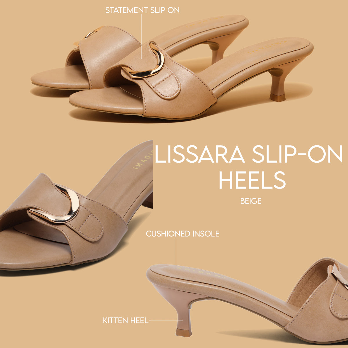 Lissara Slip-On Heels Ahmad Arts Eridani