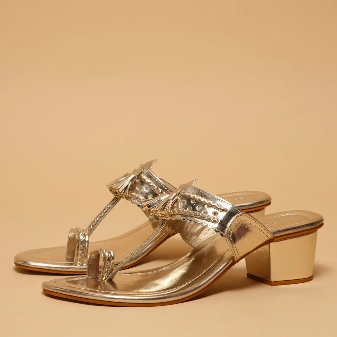Liza Metallic Kolhapuri New Shoeb Eridani