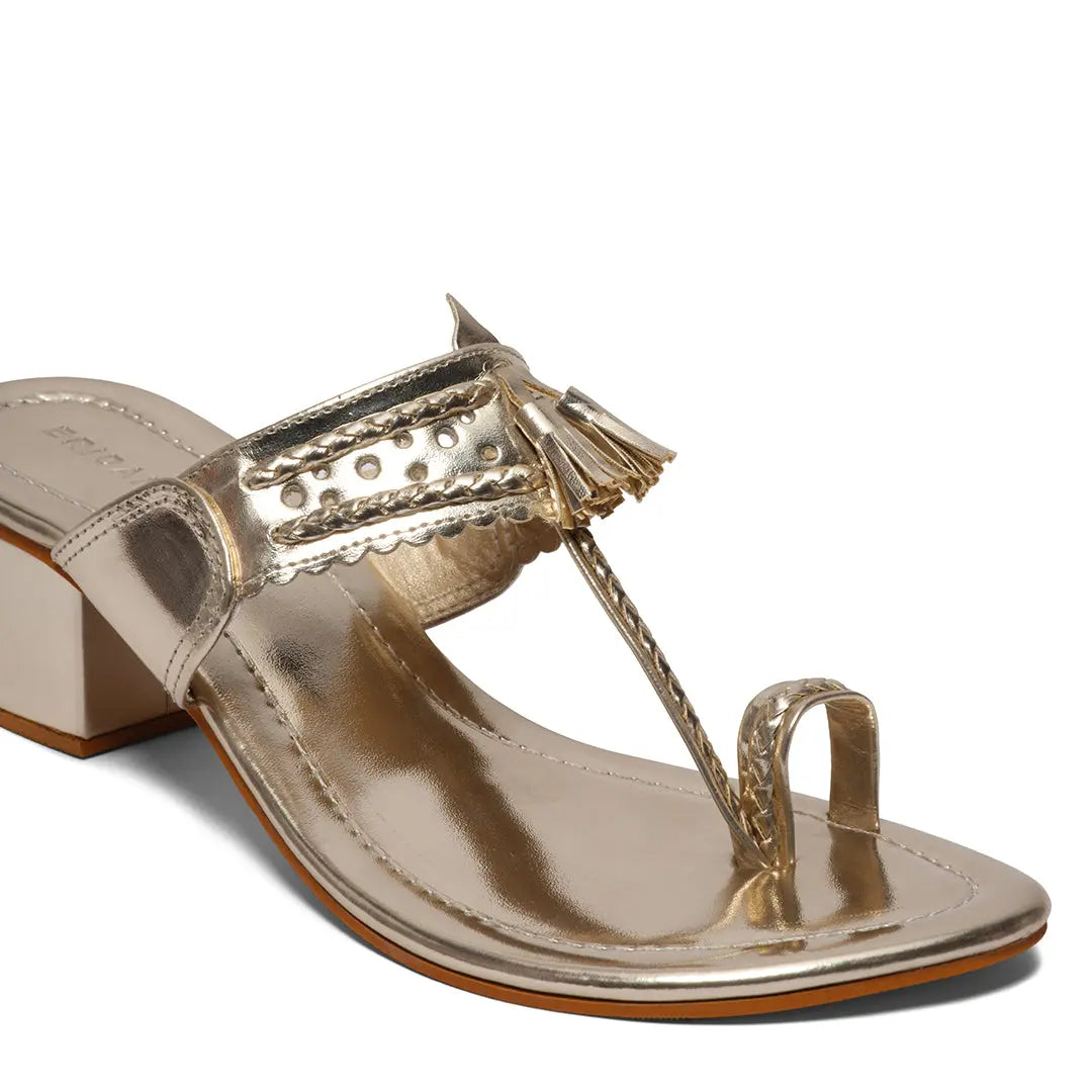 Liza Metallic Kolhapuri New Shoeb Eridani