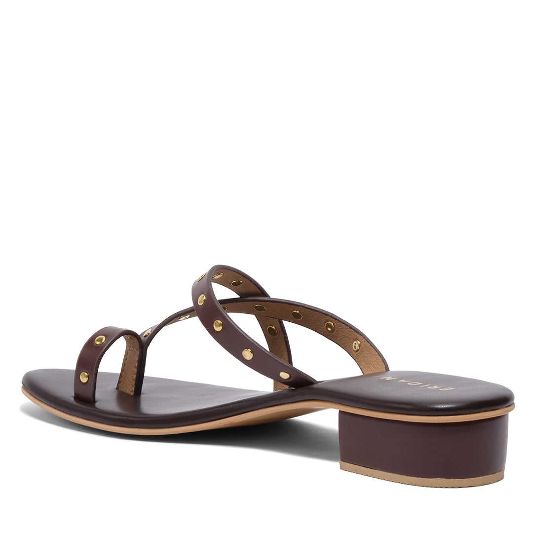 Lunive Studded Heels