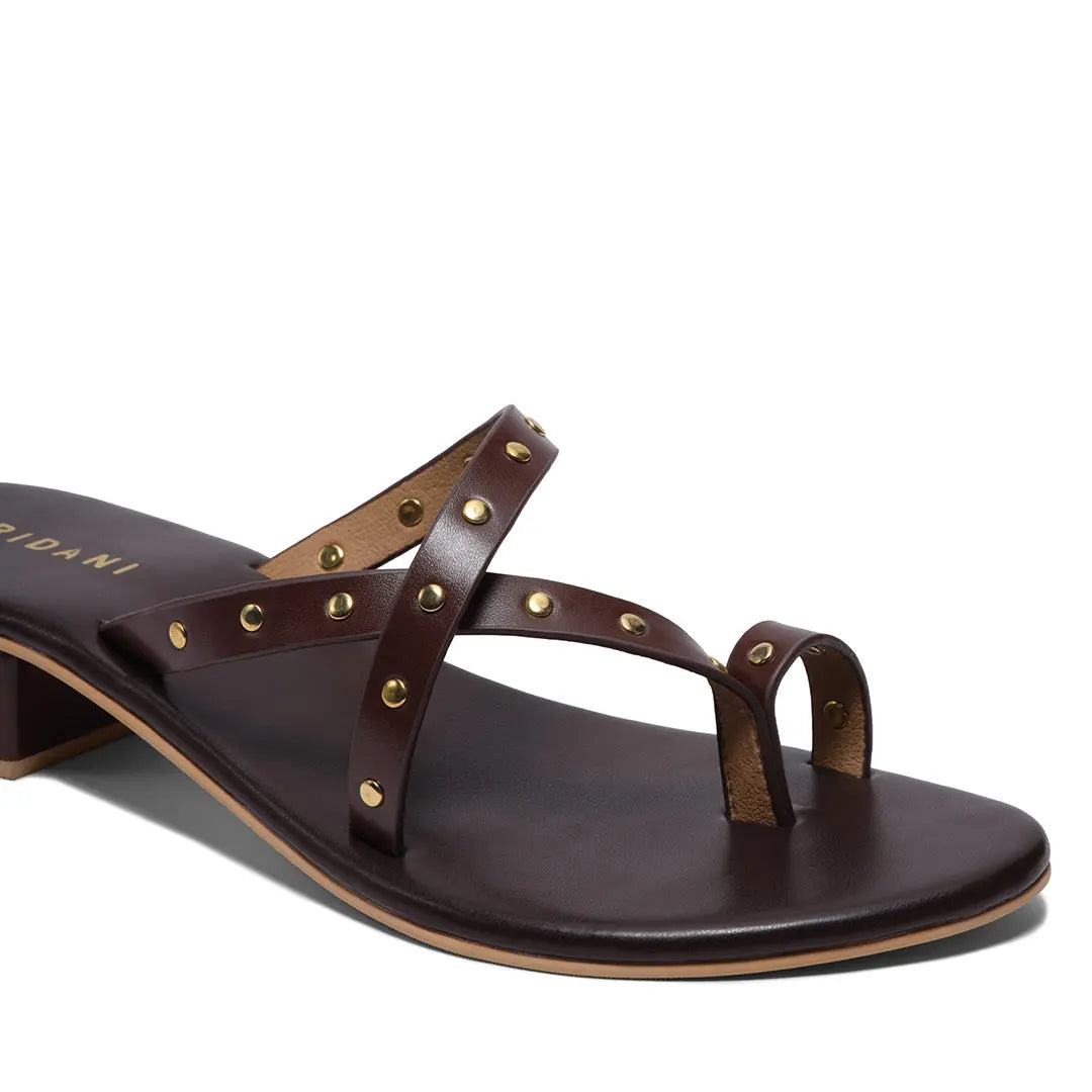 Lunive Studded Heels AB Footwear