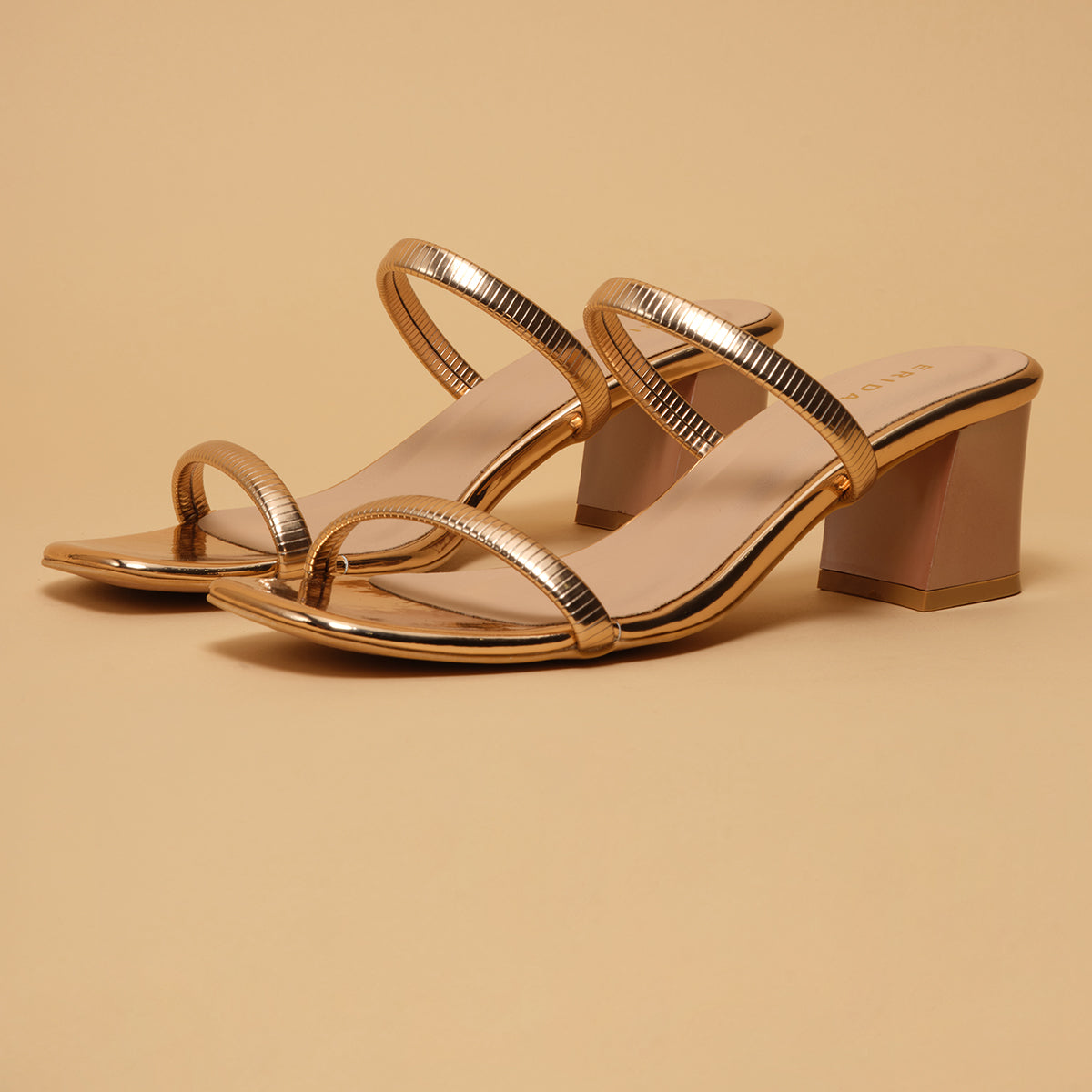 Lyraa Metallic Heels