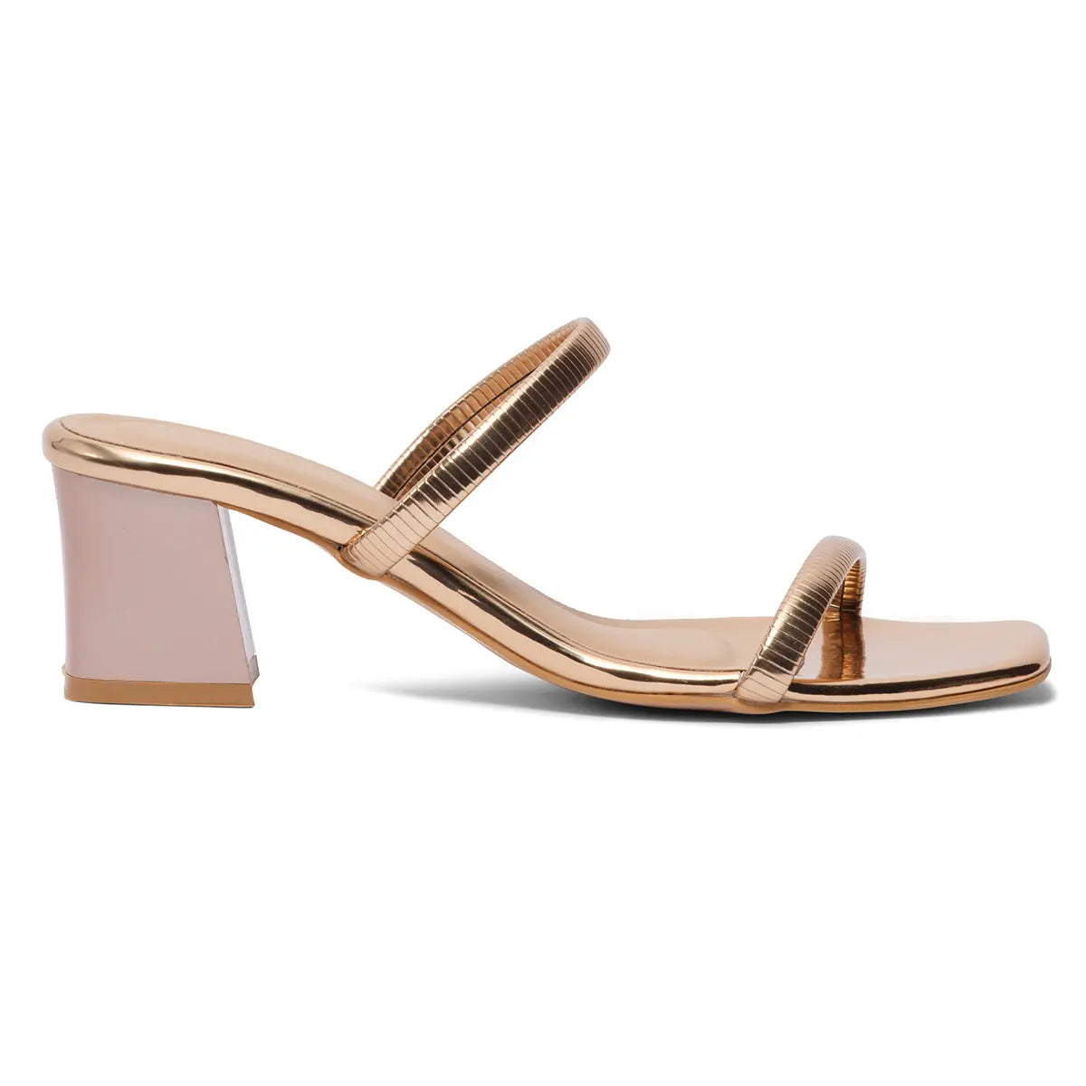 Lyraa Metallic Heels KM Footwear