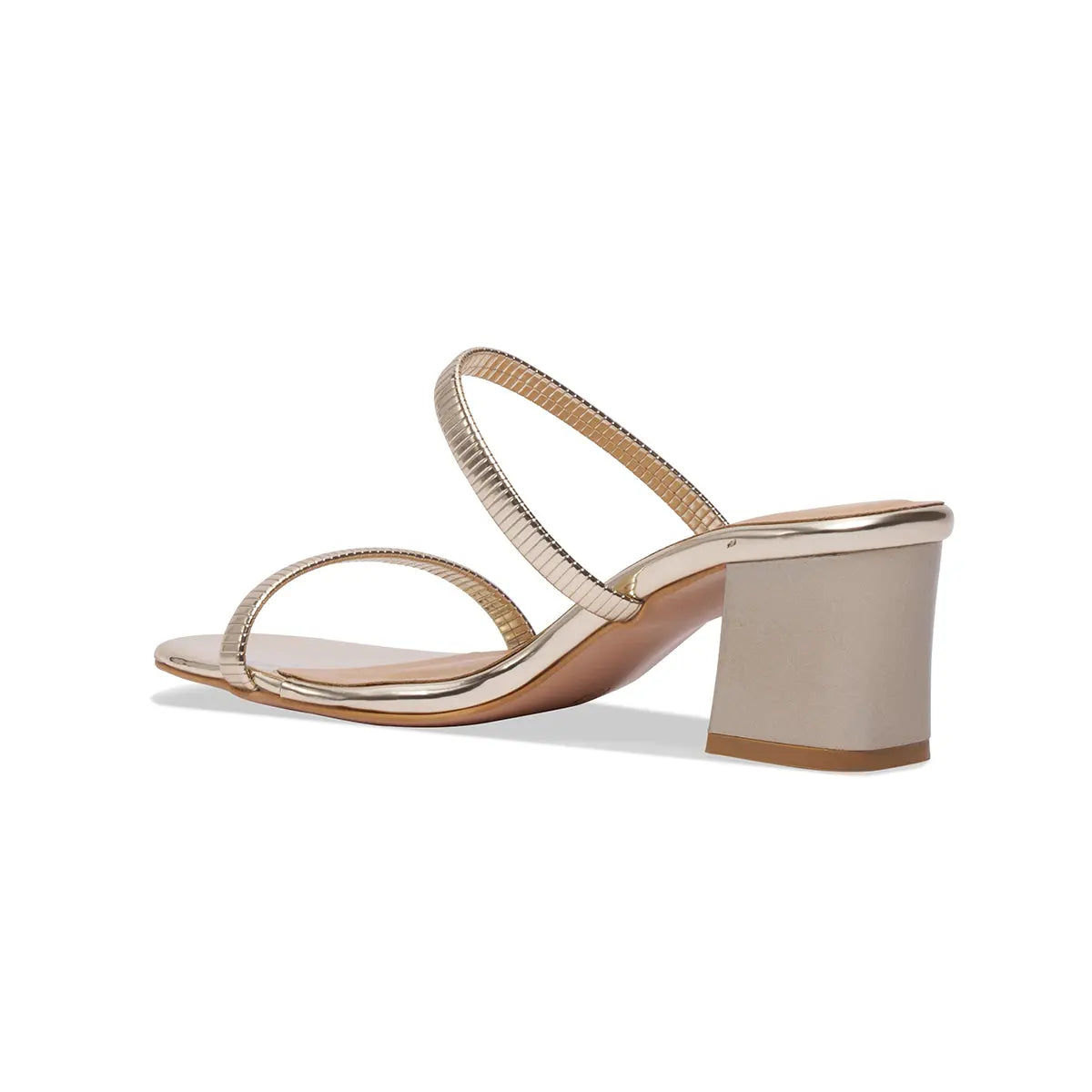 Lyraa Metallic Heels KM Footwear