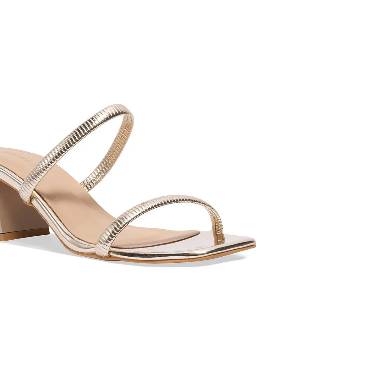 Lyraa Metallic Heels KM Footwear