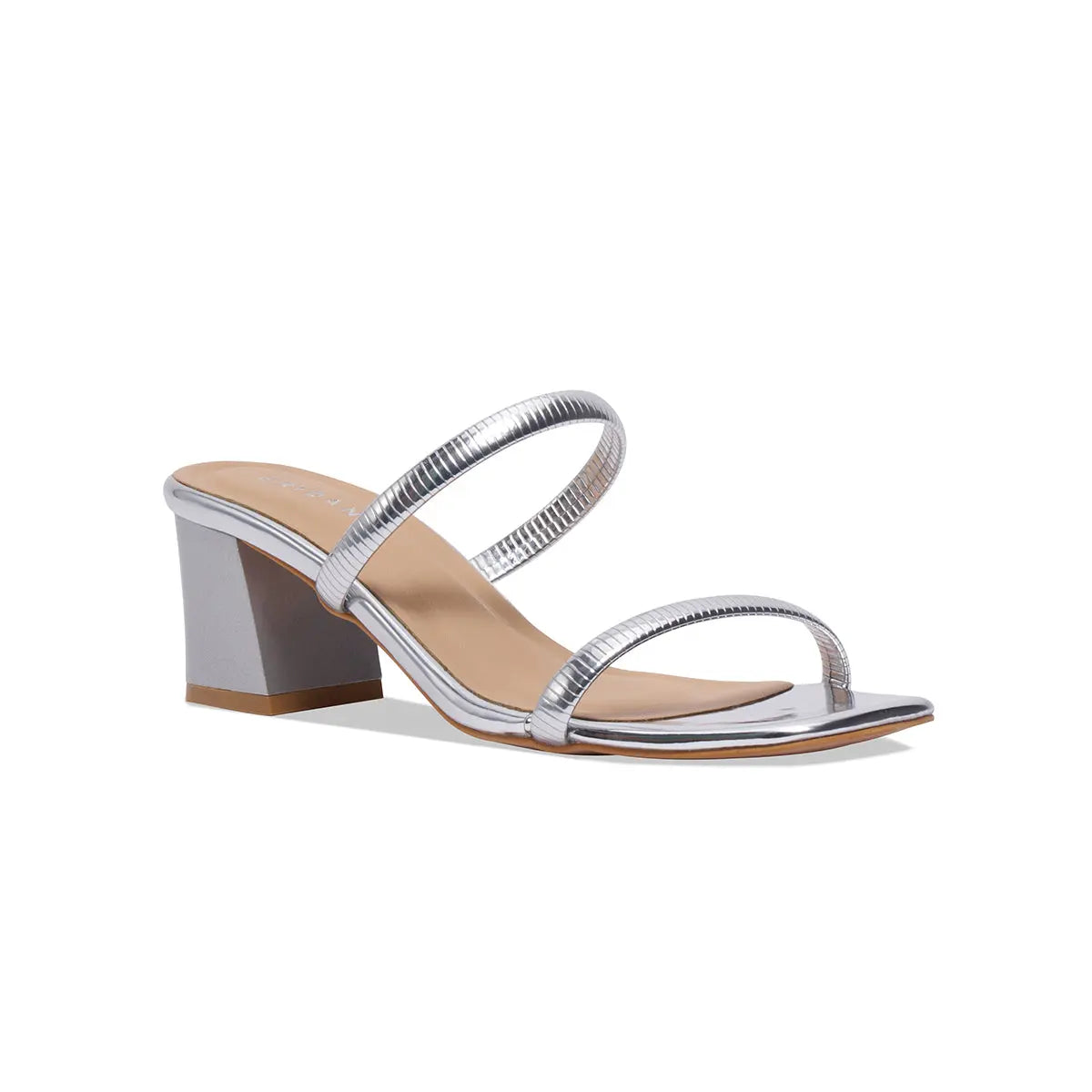 Lyraa Metallic Heels KM Footwear