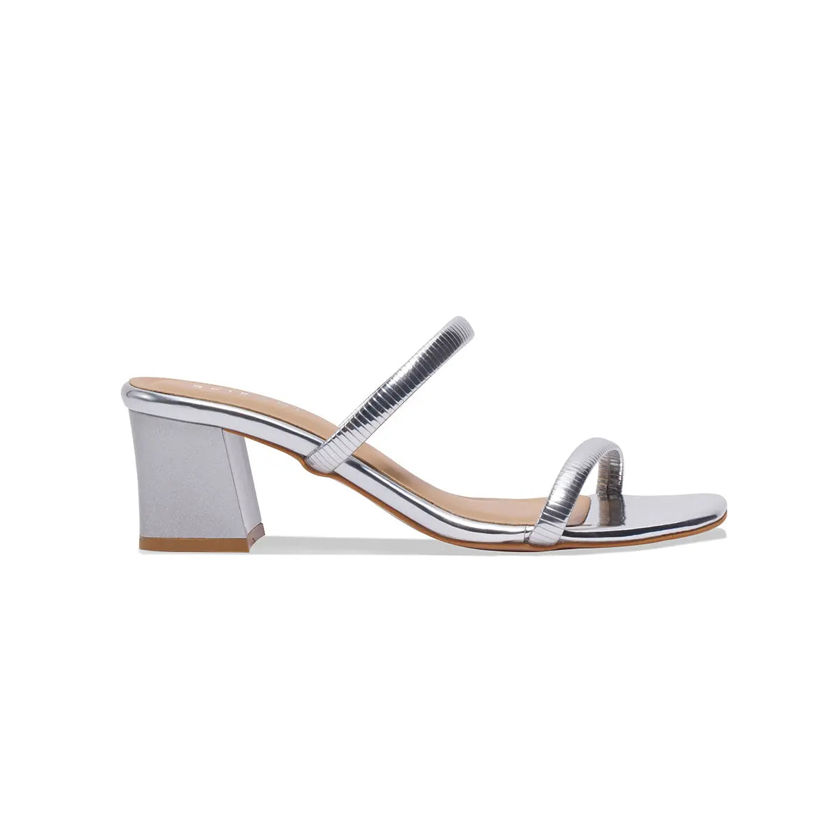 Lyraa Metallic Heels KM Footwear