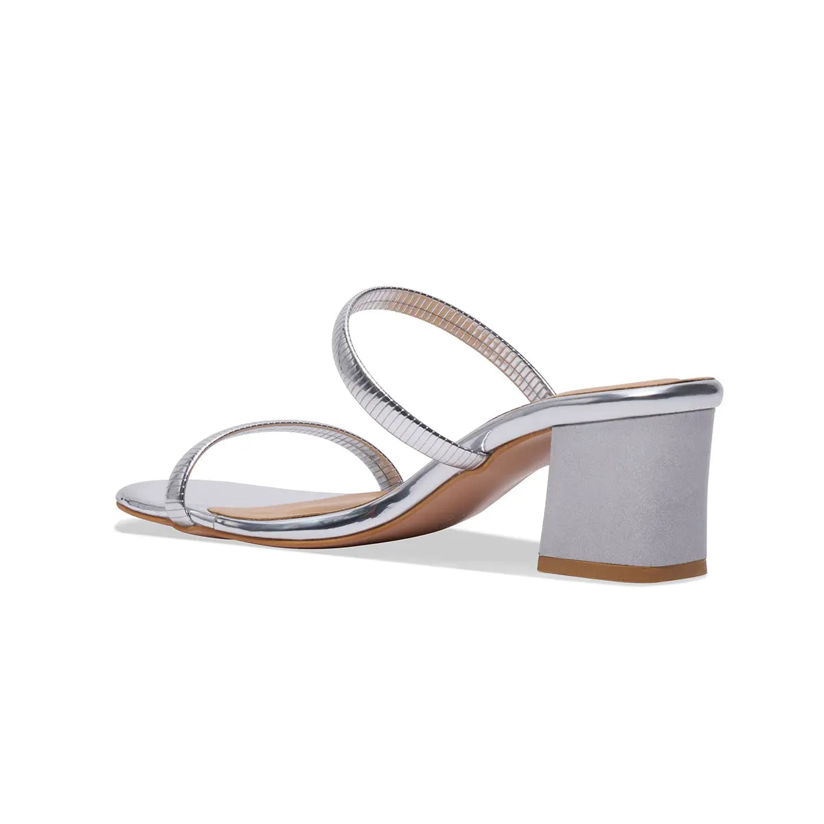 Lyraa Metallic Heels KM Footwear