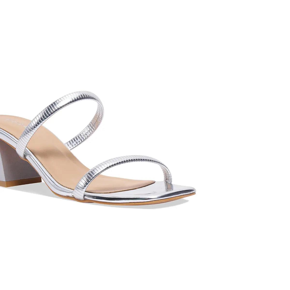 Lyraa Metallic Heels KM Footwear