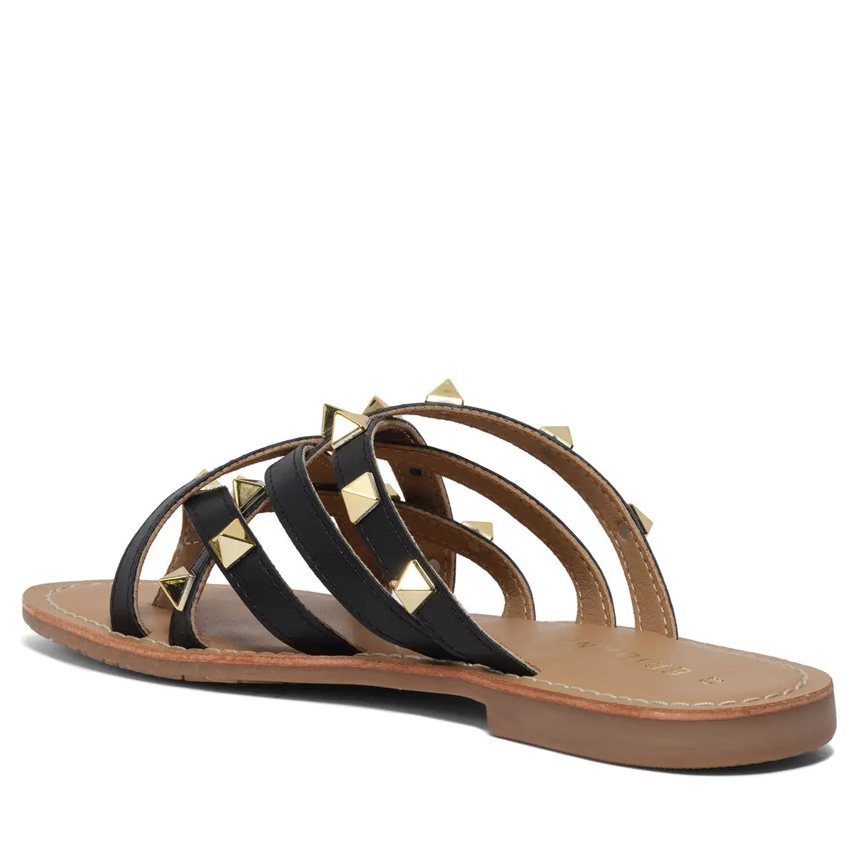 Mian Studded Flats Indian Leather Company
