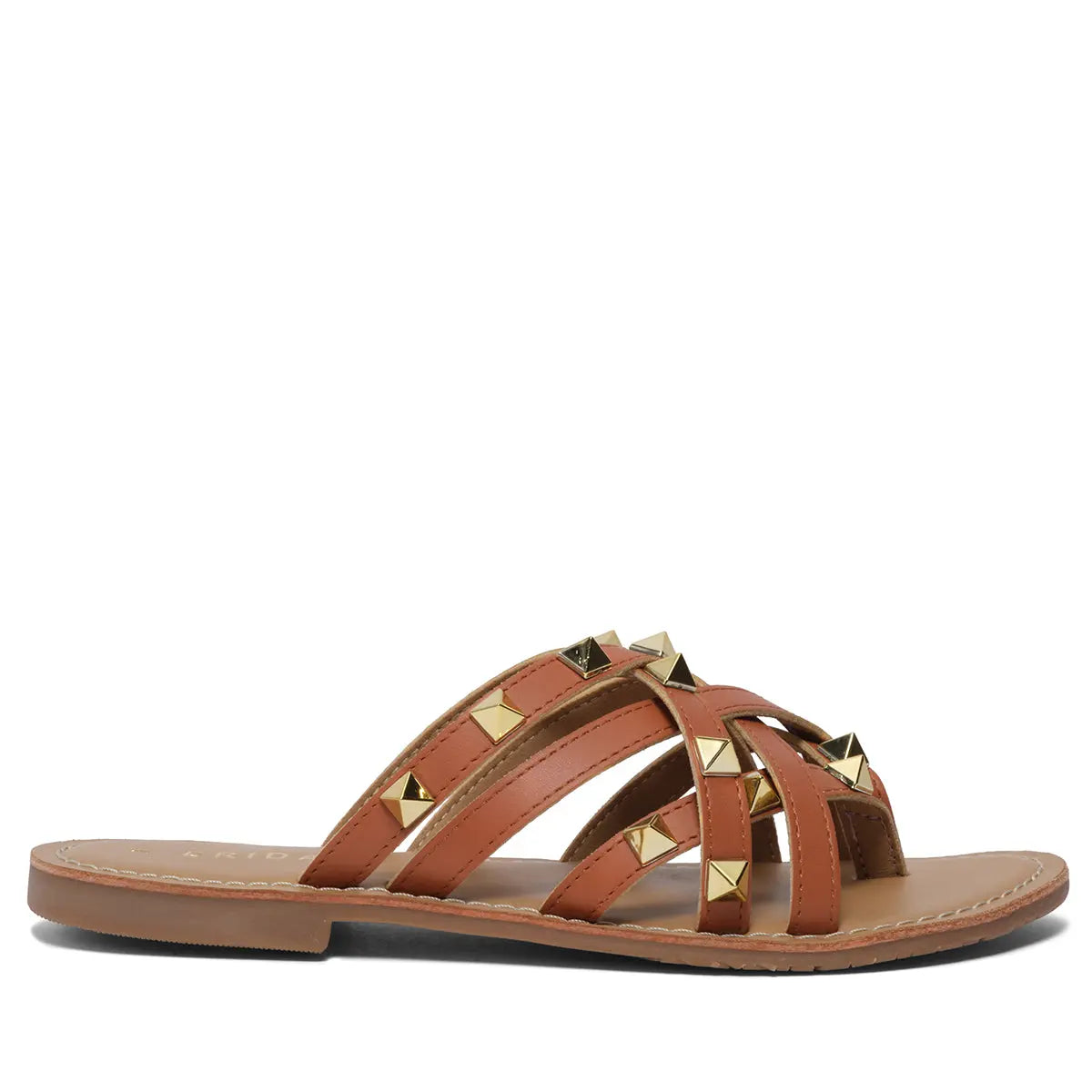 Mian Studded Flats Indian Leather Company