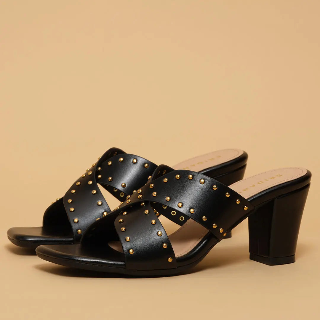 Miko Studded Heels 3D Fashion