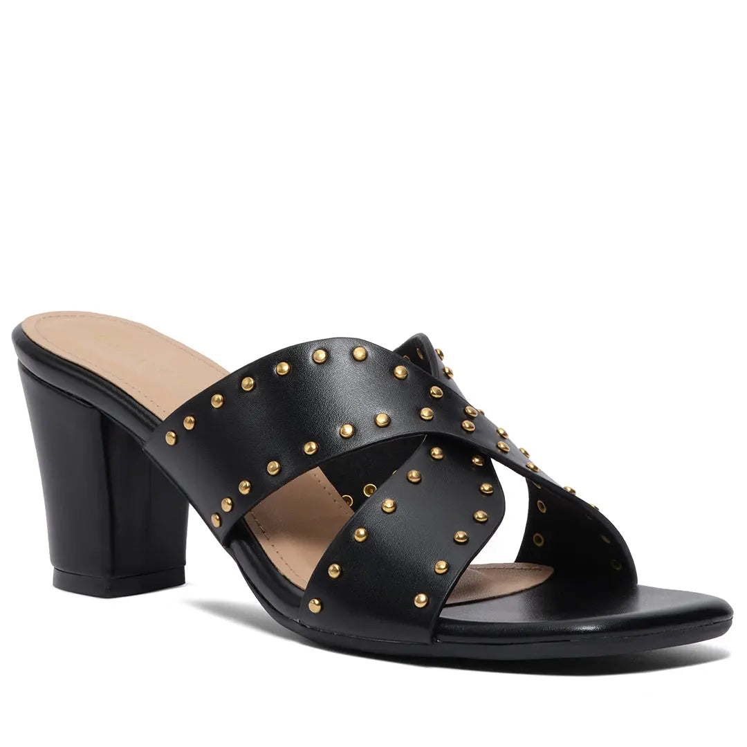 Miko Studded Heels 3D Fashion