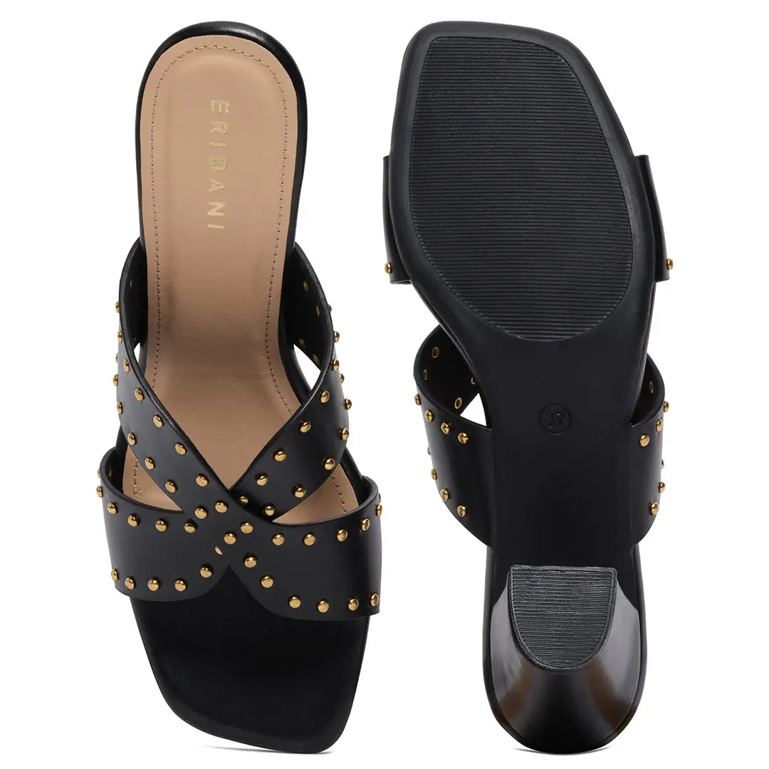 Miko Studded Heels 3D Fashion