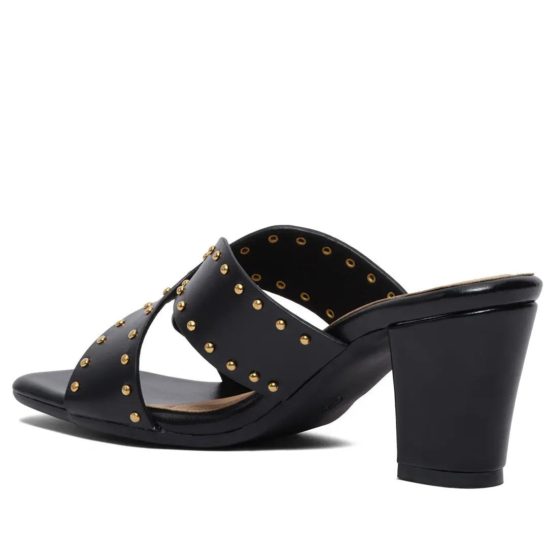 Miko Studded Heels 3D Fashion