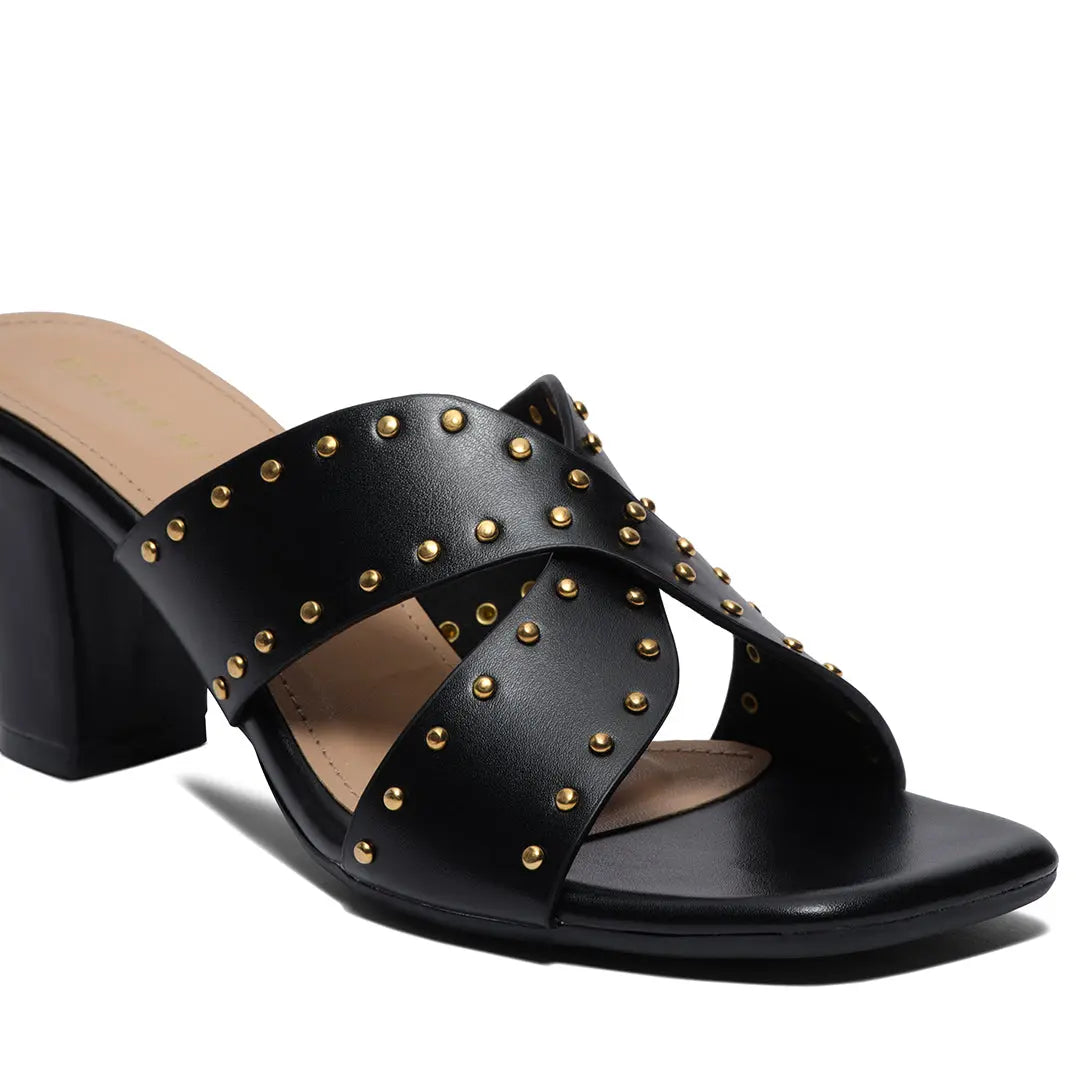 Miko Studded Heels 3D Fashion