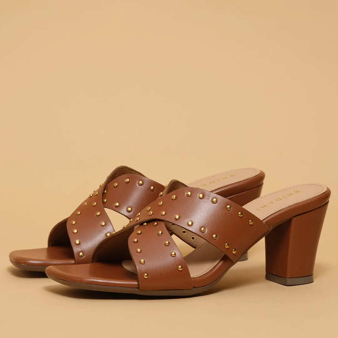 Miko Studded Heels 3D Fashion