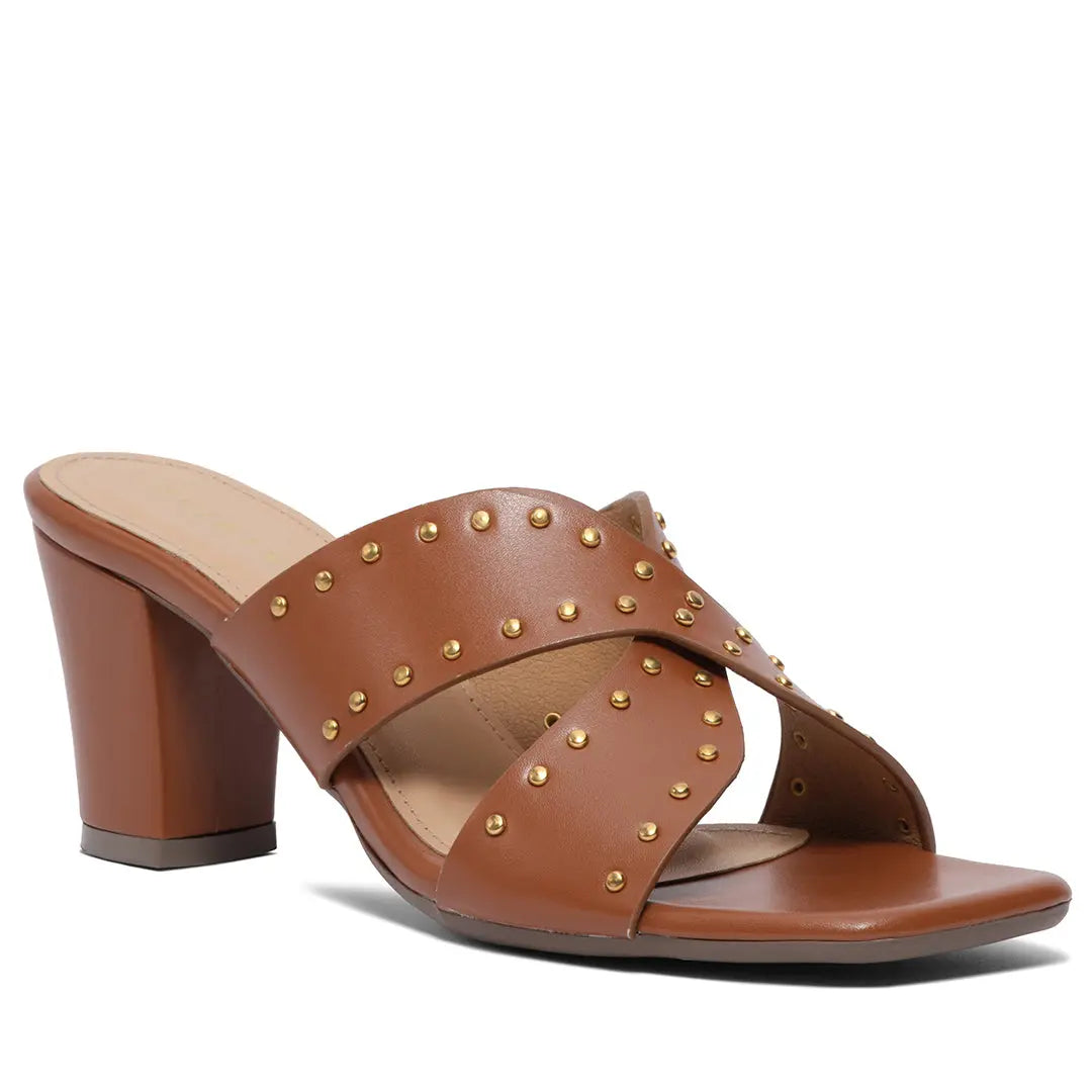 Miko Studded Heels 3D Fashion