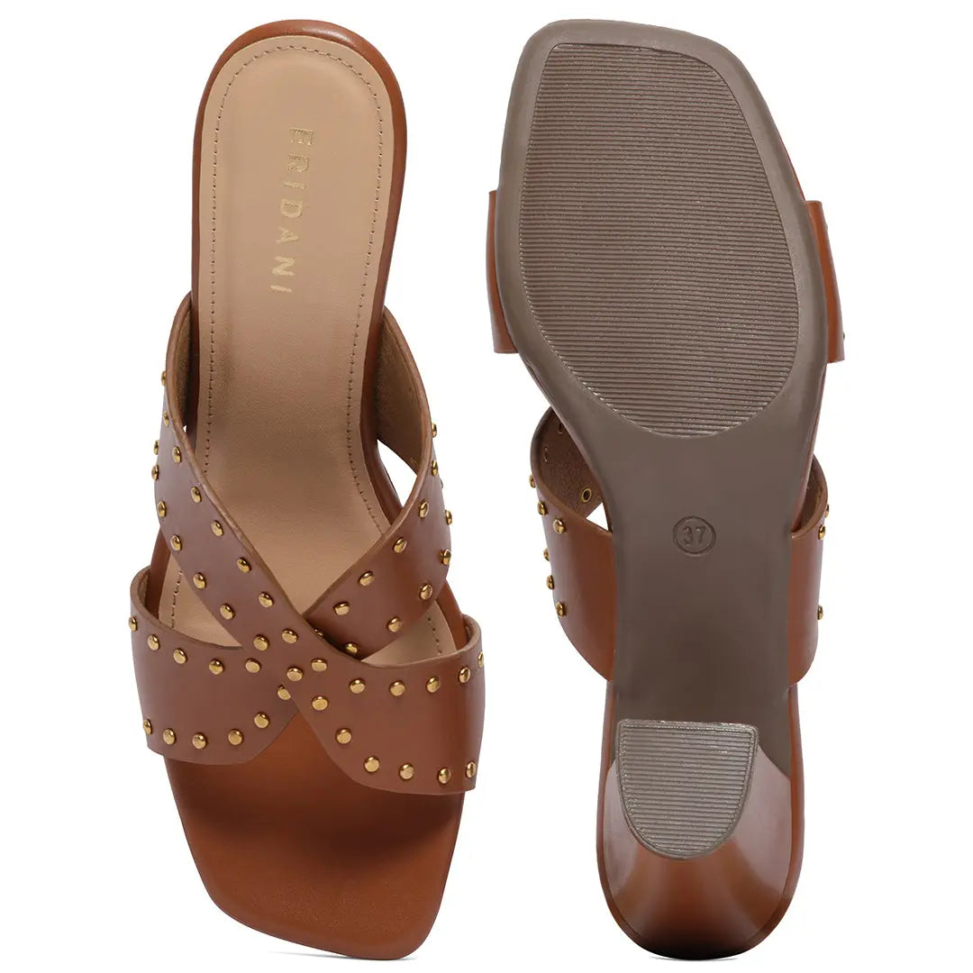 Miko Studded Heels 3D Fashion