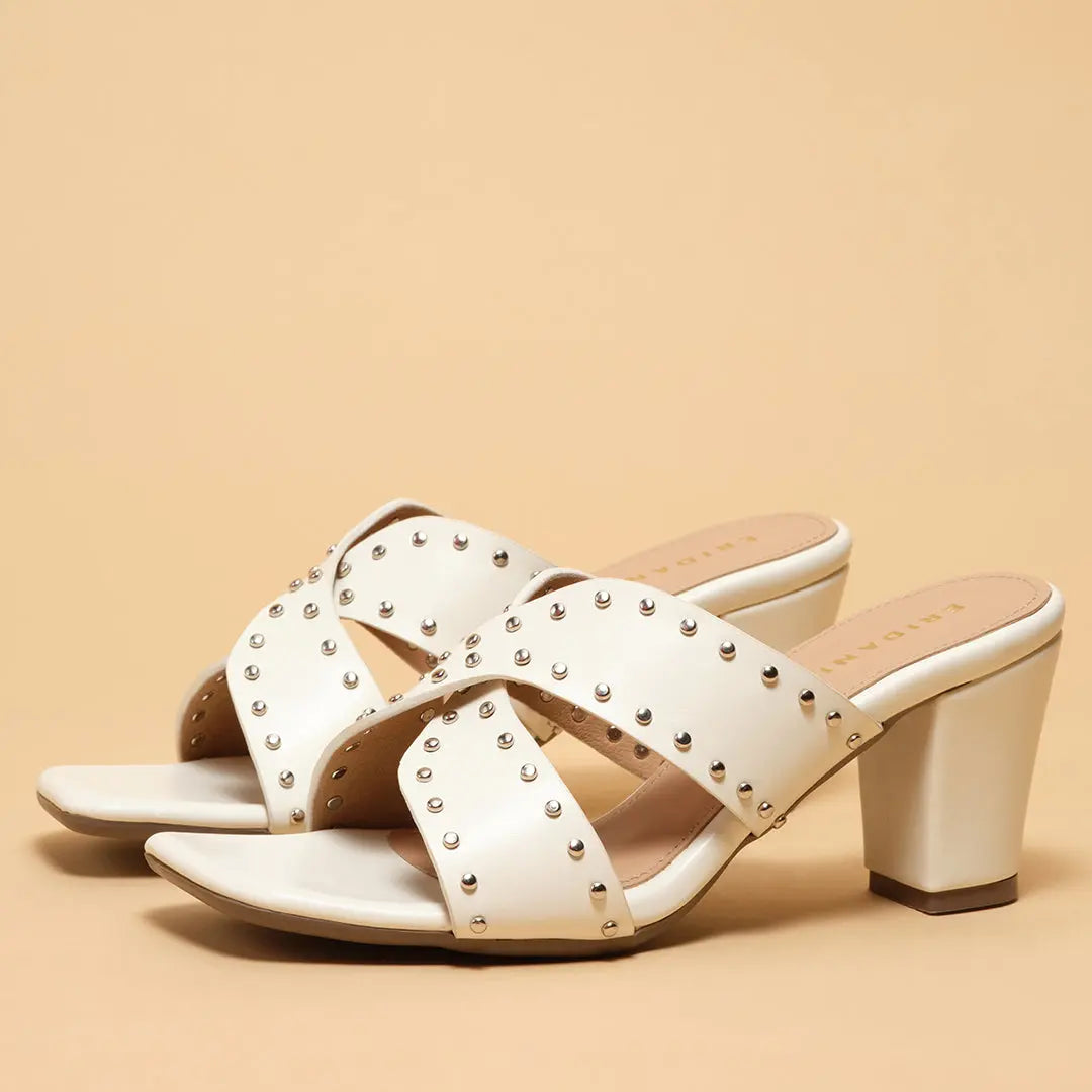 Miko Studded Heels 3D Fashion