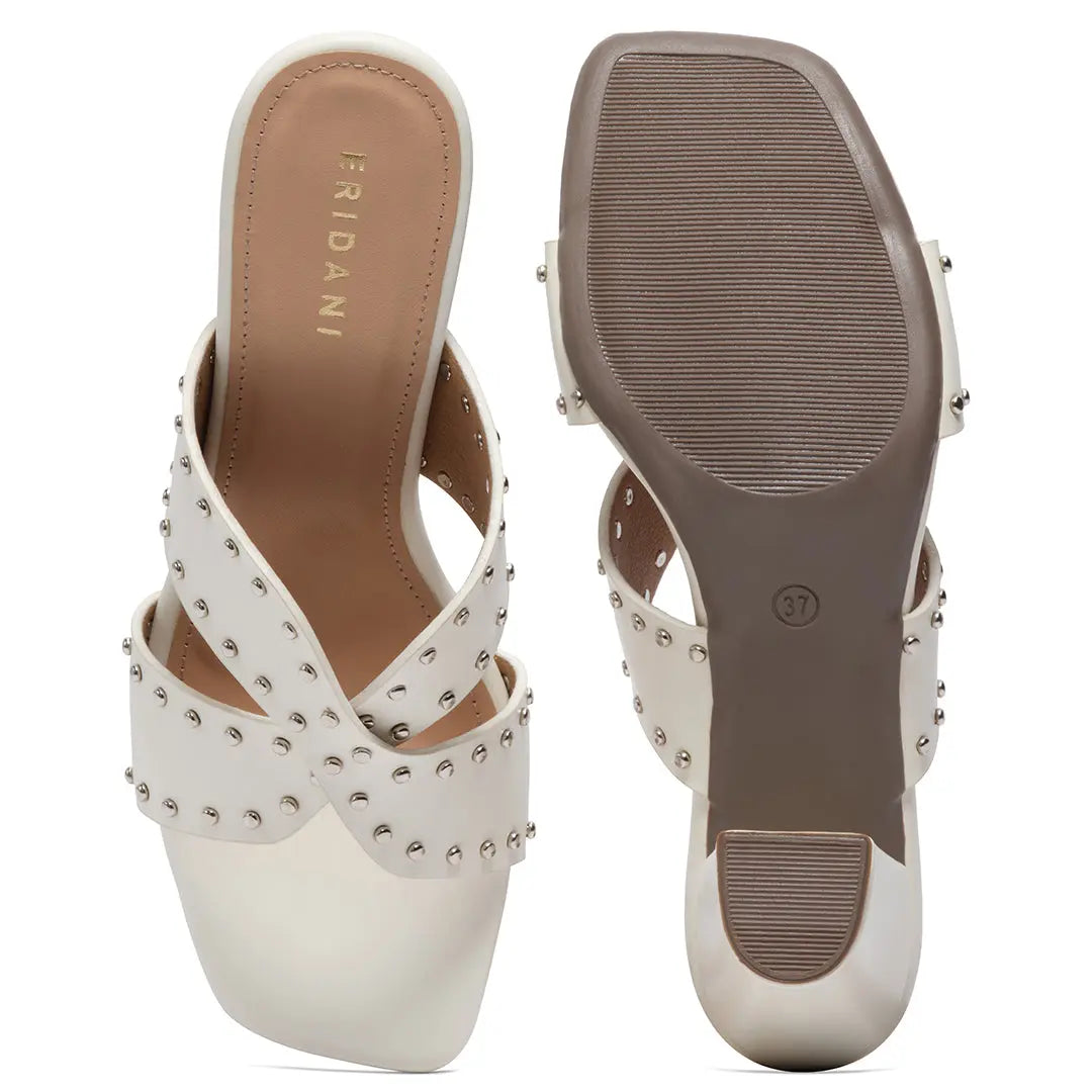 Miko Studded Heels 3D Fashion