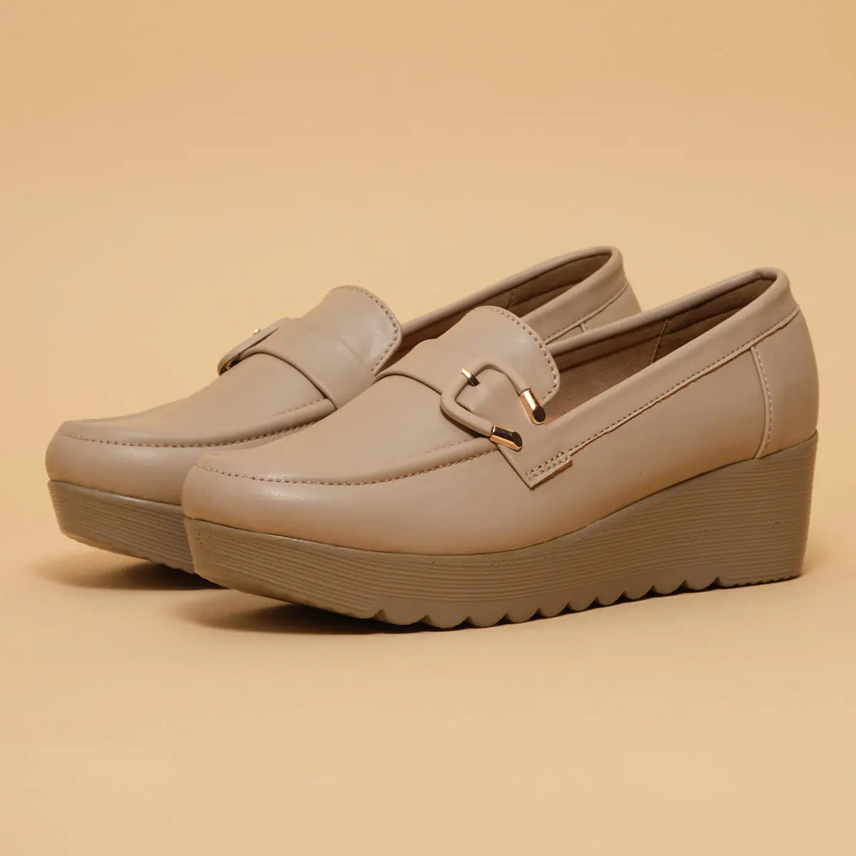 Milie Buckle Loafers Aleeza International