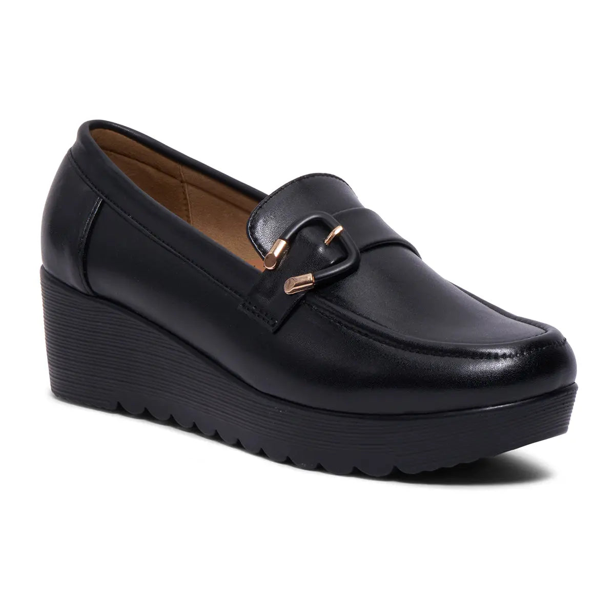 Milie Buckle Loafers Aleeza International