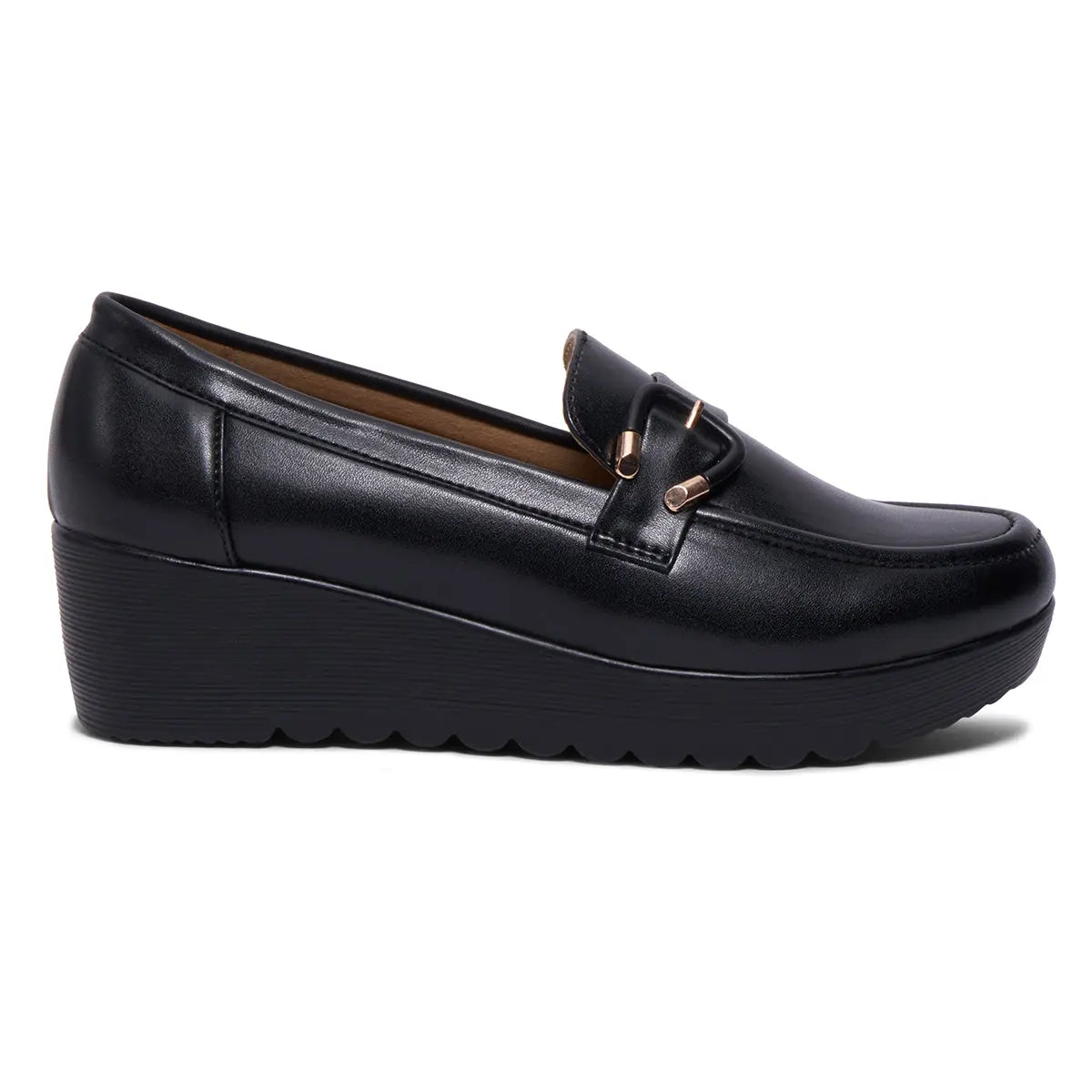 Milie Buckle Loafers Aleeza International