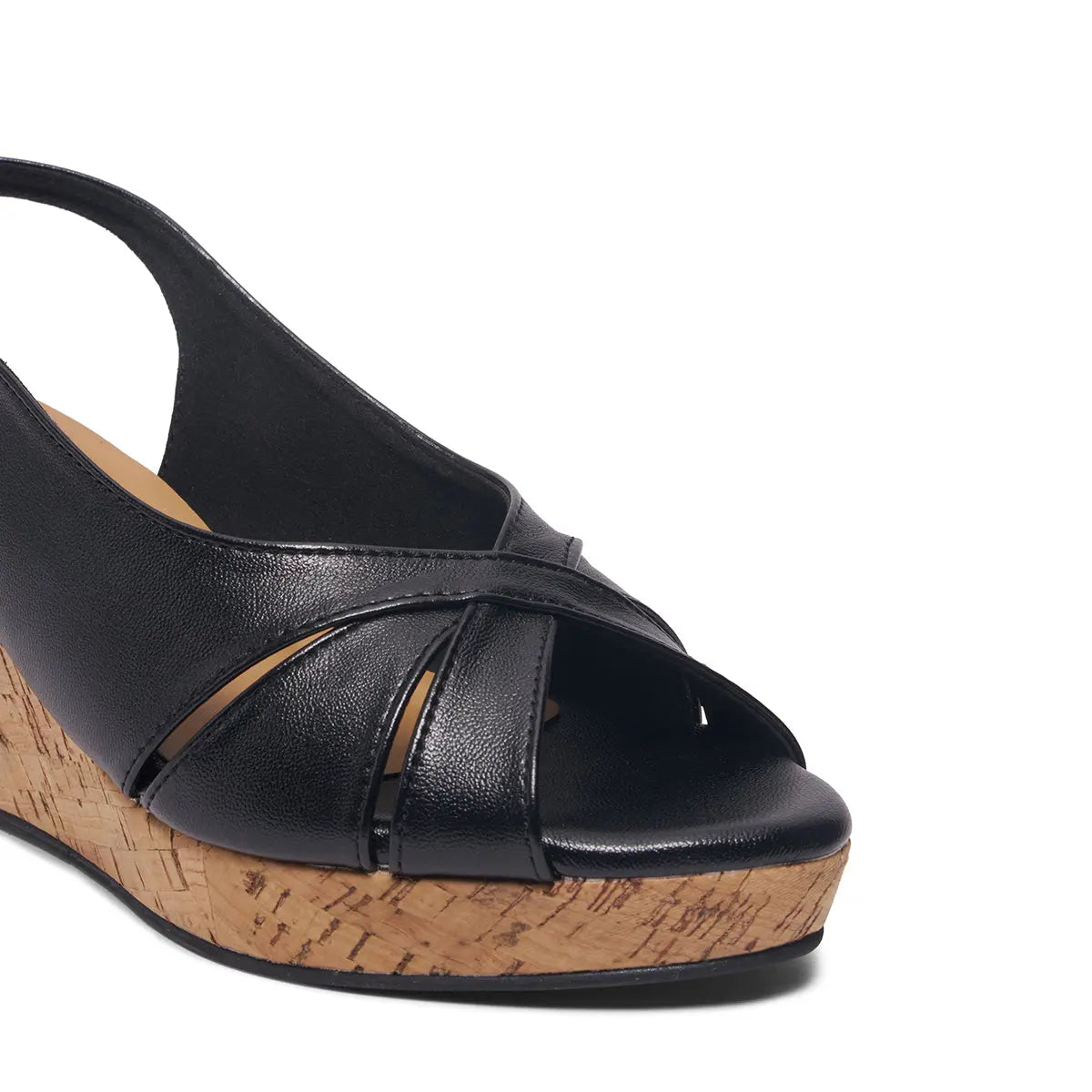 Mysha Peep Toe Wedges Star Footwear