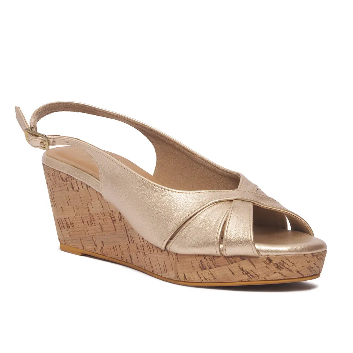 Mysha Peep Toe Wedges Star Footwear