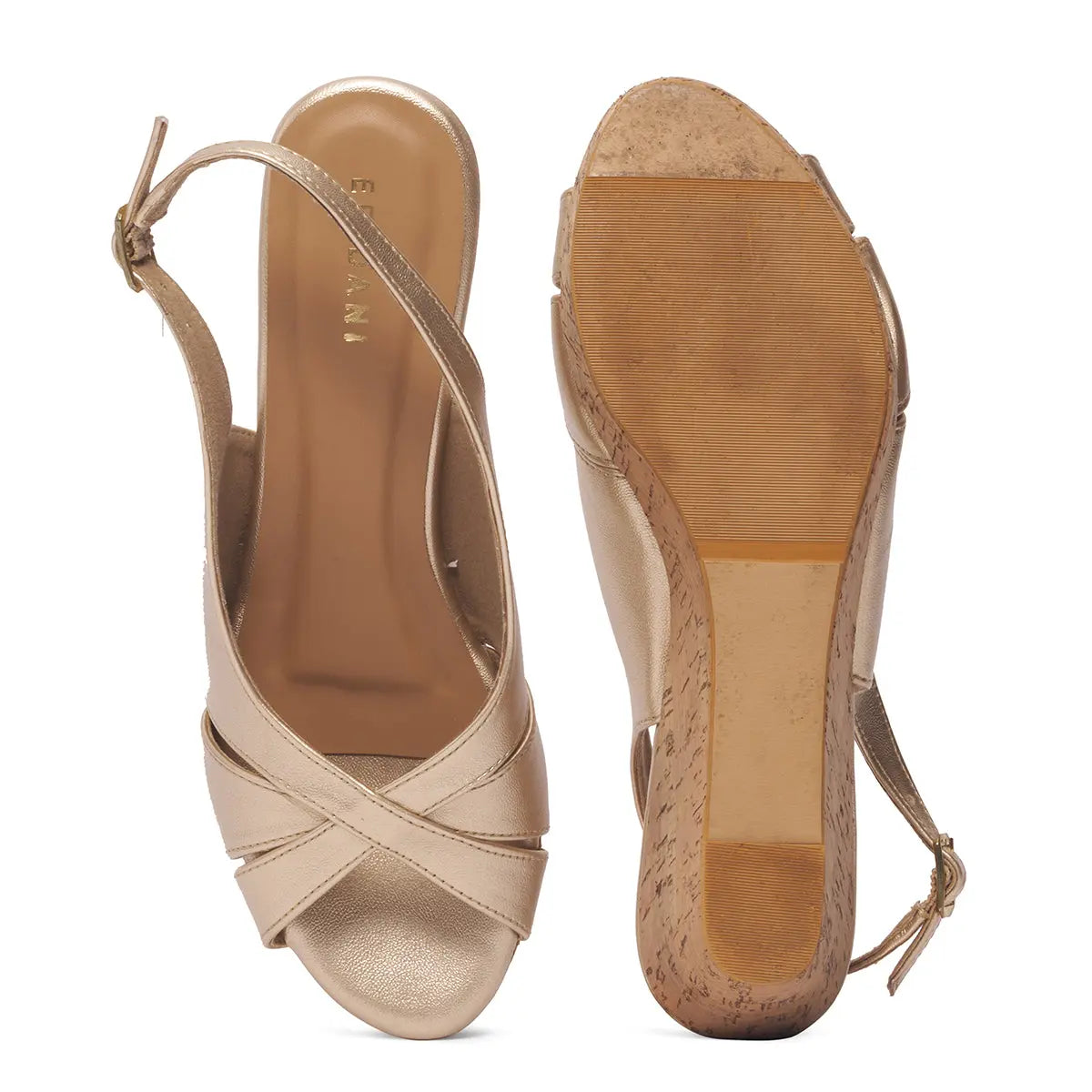Mysha Peep Toe Wedges Star Footwear