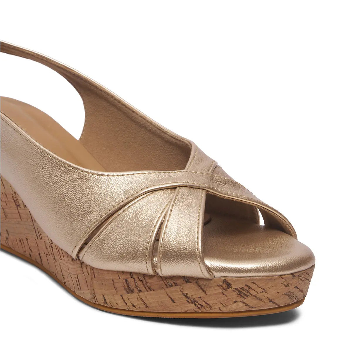 Mysha Peep Toe Wedges Star Footwear
