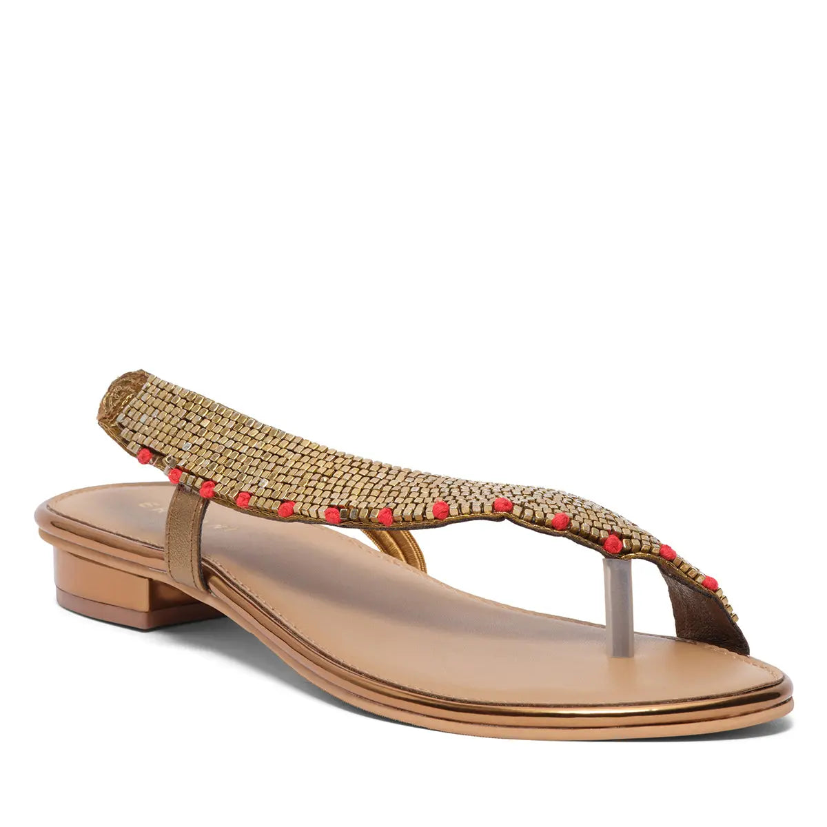 Naaz Embellished Flats Regina Footwear