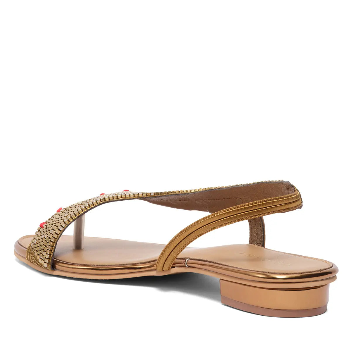 Naaz Embellished Flats Regina Footwear