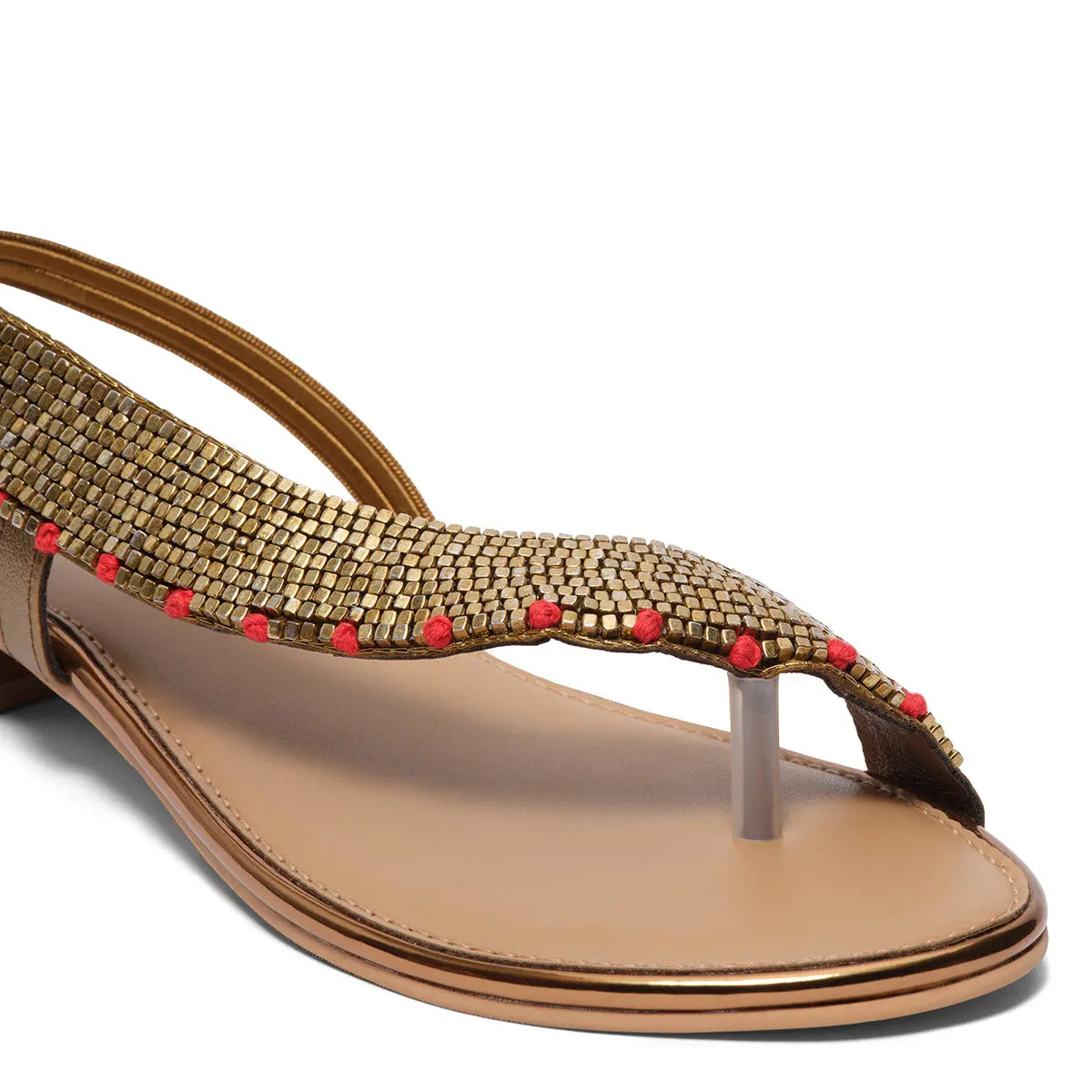 Naaz Embellished Flats Regina Footwear