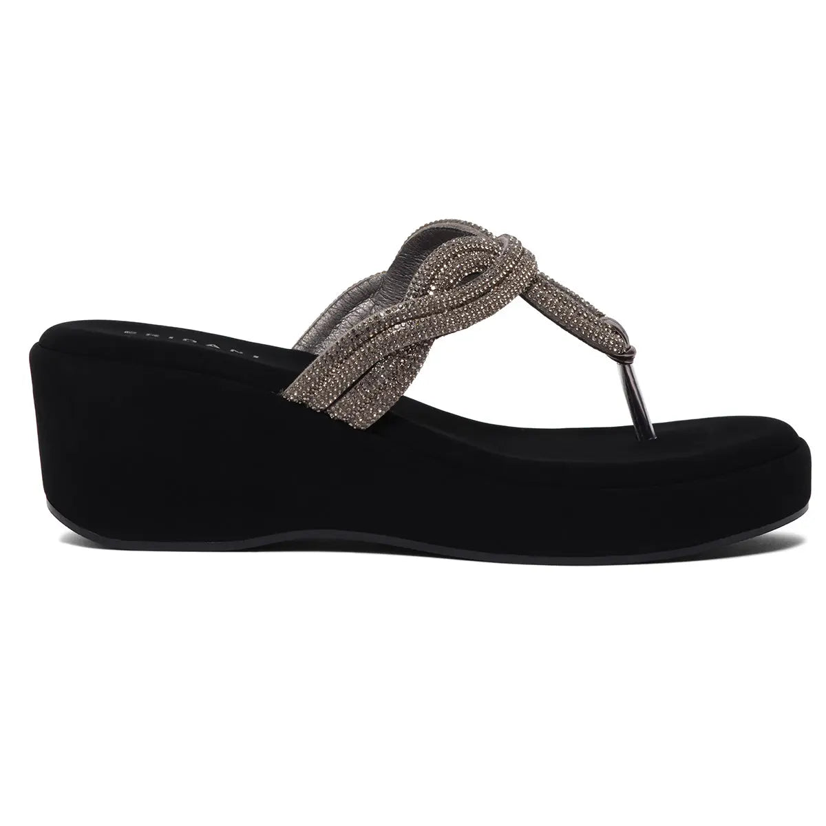 Naysa Rhinestone Wedges Regina Footwear