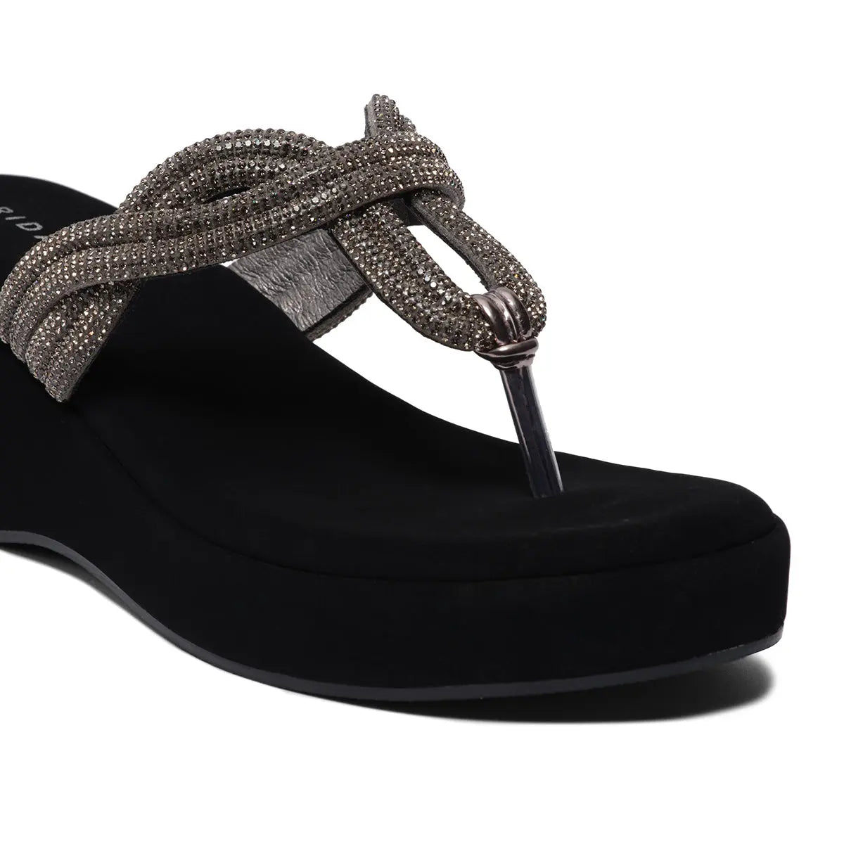 Naysa Rhinestone Wedges Regina Footwear