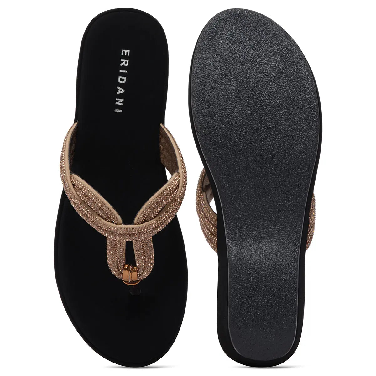 Naysa Rhinestone Wedges Regina Footwear
