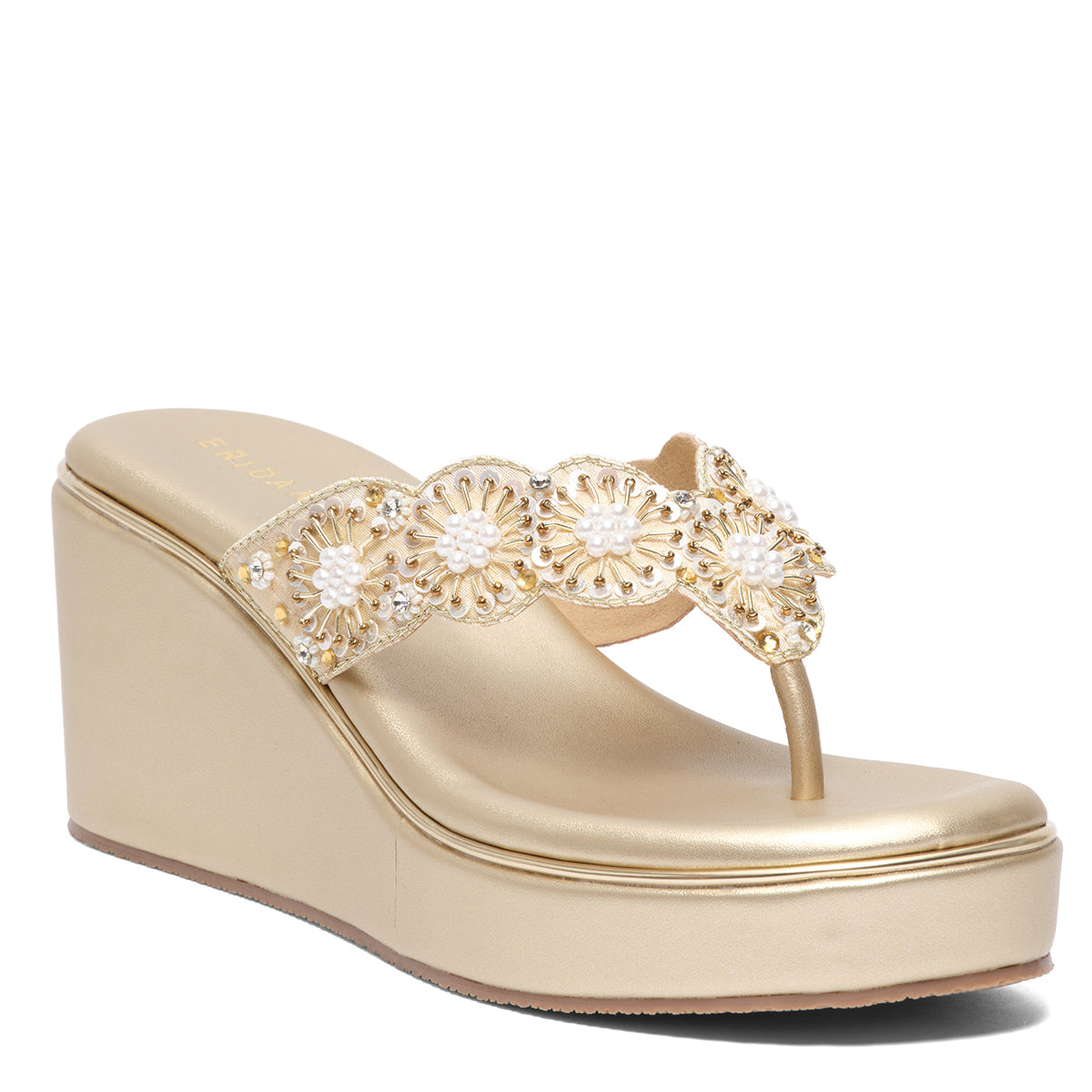 Nida Embroidered Wedges Zafer Style Enterprise Eridani
