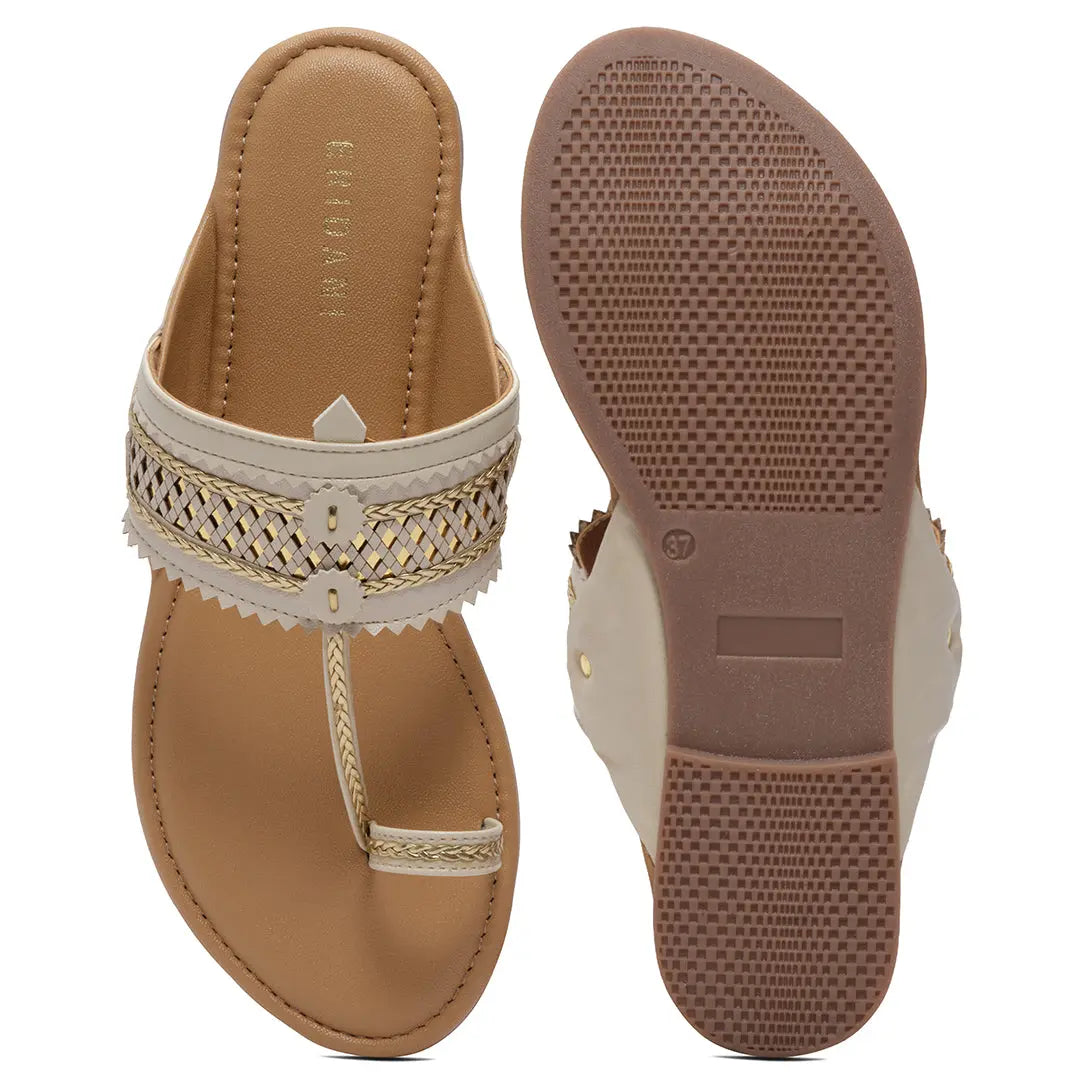 Nirvika Kolhapuri Flats GUDDU SHOES