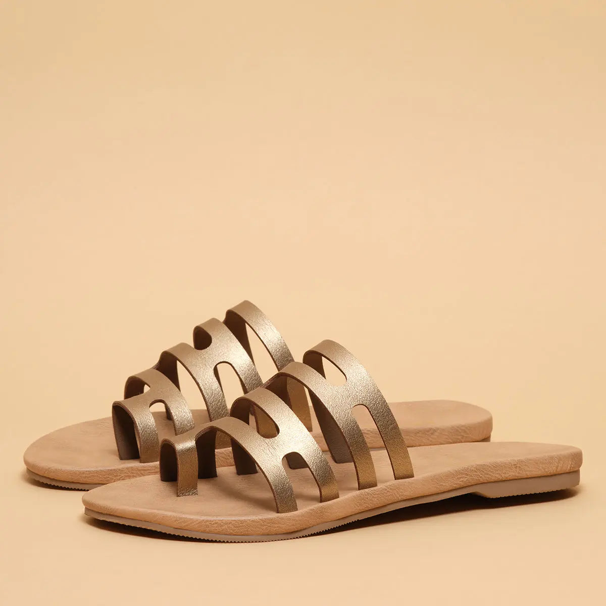 Novalea Strappy Flats Macro Footwear