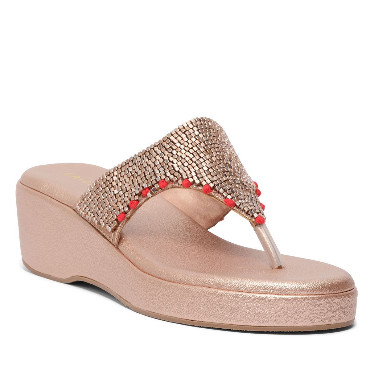 Nuri Embroidered Wedges Regina Footwear Eridani