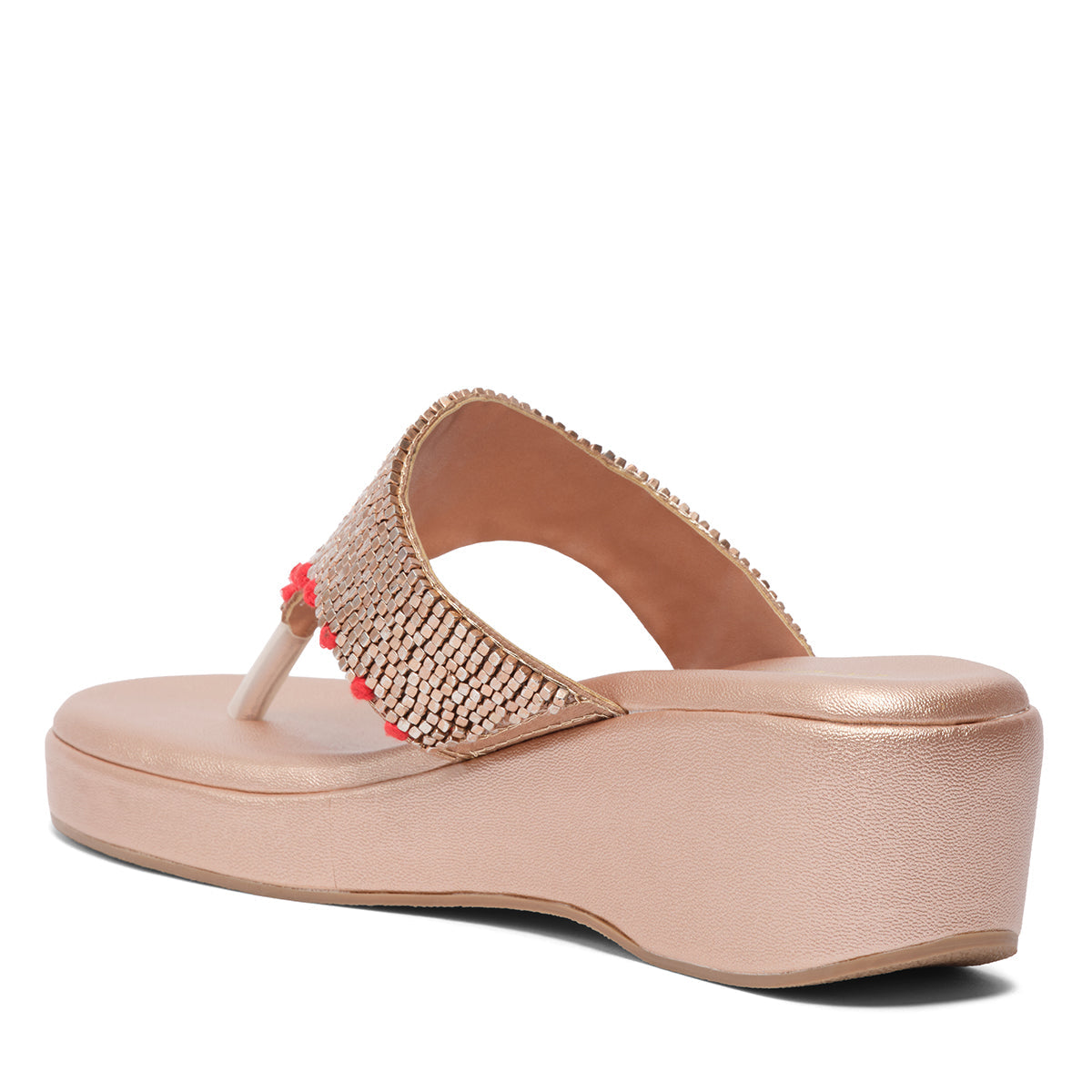 Nuri Embroidered Wedges Regina Footwear Eridani