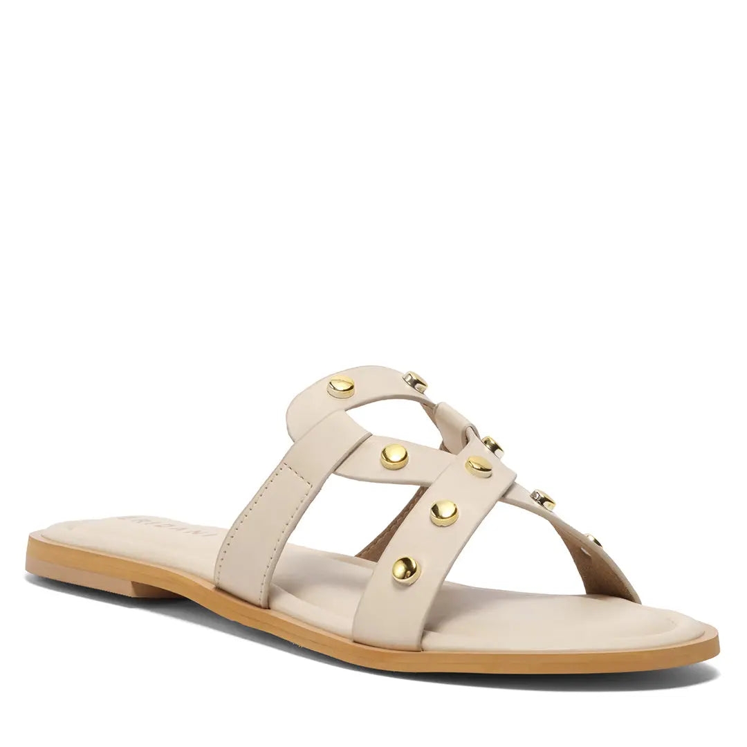 Nyssa Studded Slides Sterling shoes