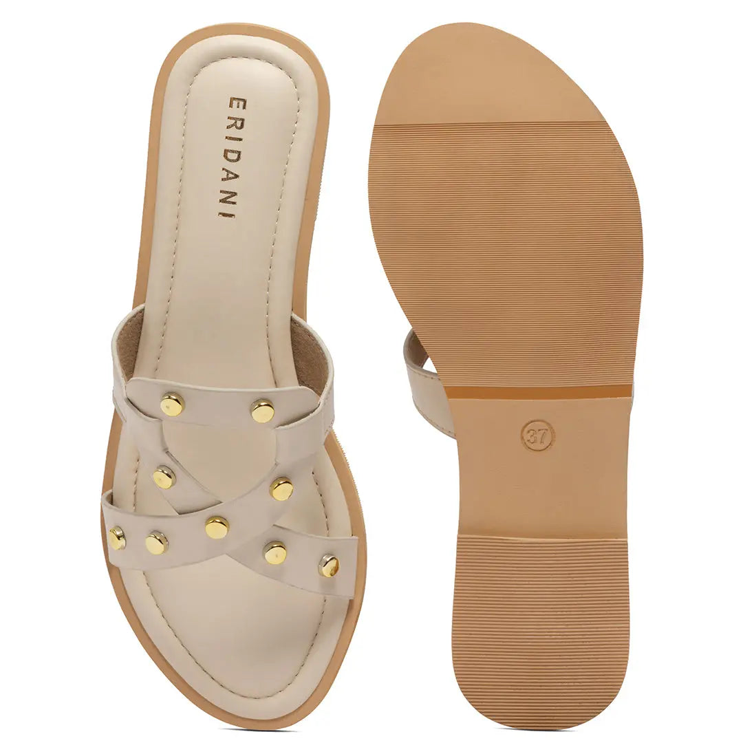 Nyssa Studded Slides Sterling shoes