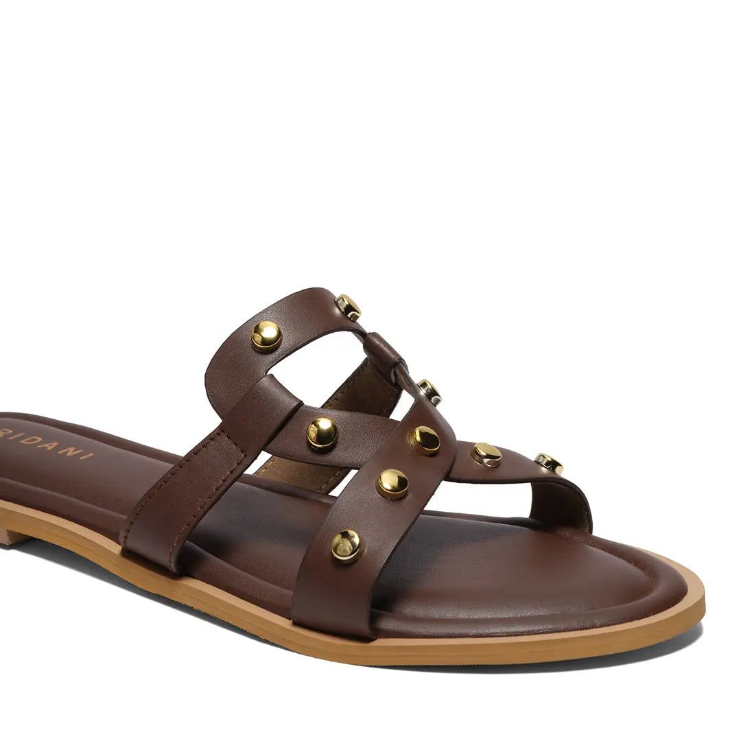 Nyssa Studded Slides Sterling shoes
