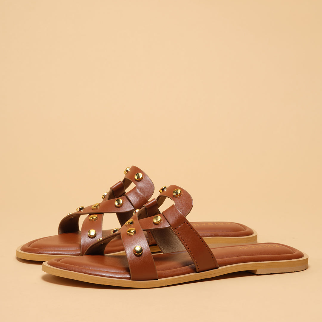 Nyssa Studded Slides