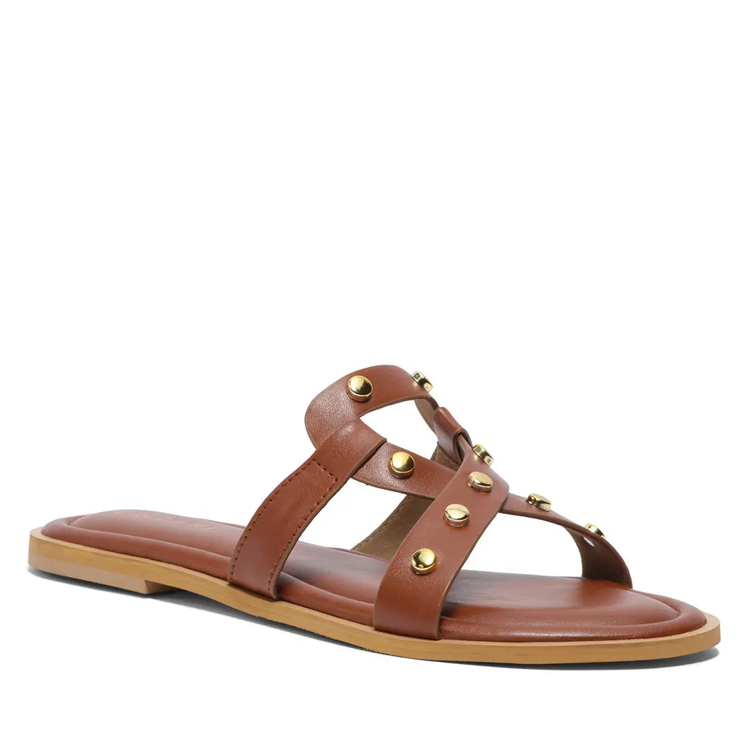 Nyssa Studded Slides Sterling shoes