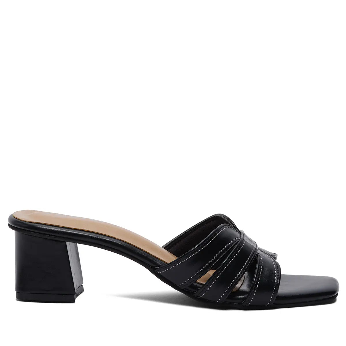 Paula Slip-on Heels Ahmad Arts