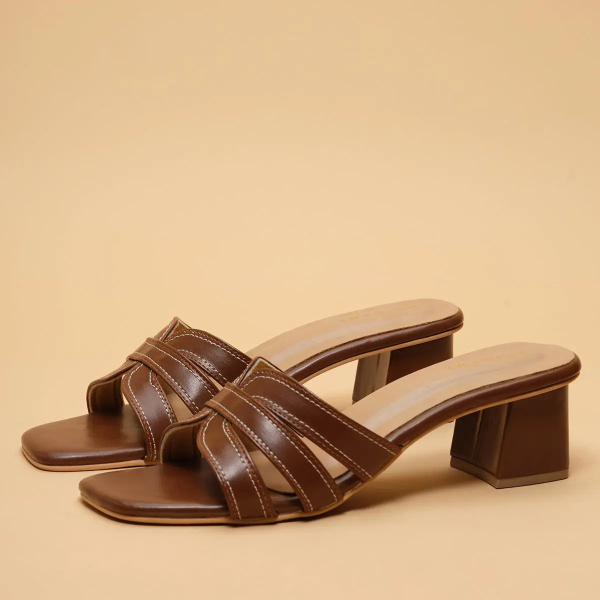 Paula Slip-on Heels Ahmad Arts